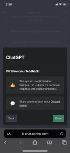 استفاده از ChatGPT در گوشی با مرورگر وب - 2